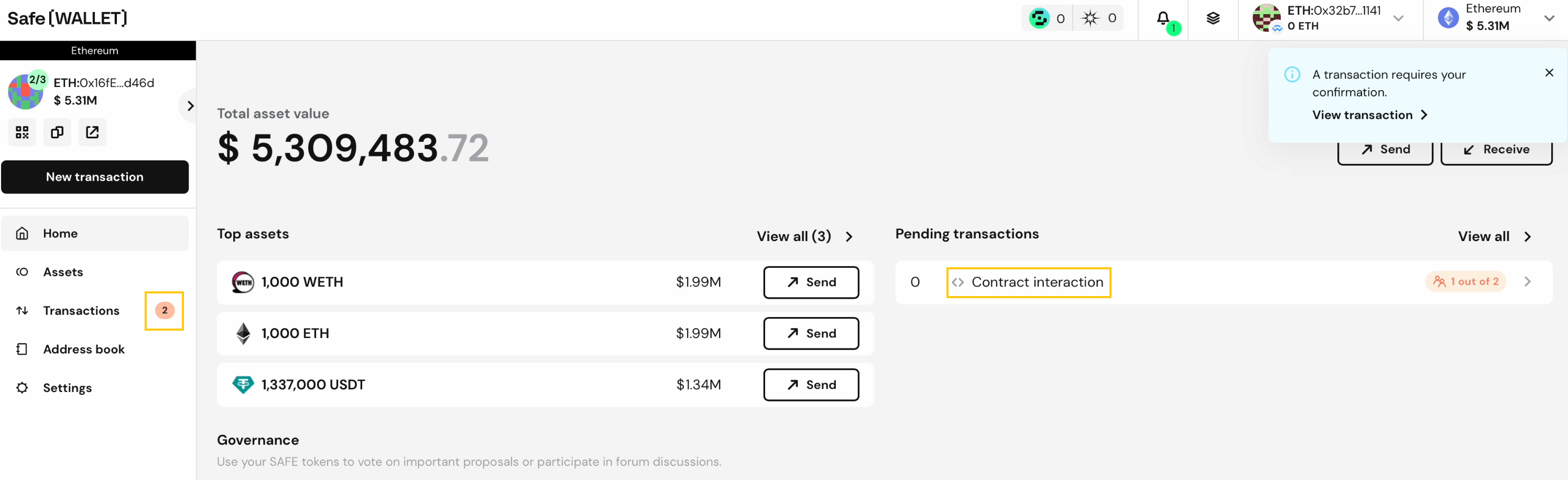 Comparison of the page before and after the malicious signature (illustration)